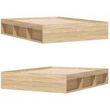 vidaXL Posteljni okvir sonoma hrast 140x200 cm | Shoptok.si