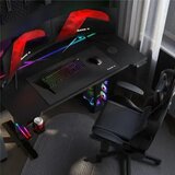 Huzaro Hero 8.7 Crni RGB Električni podesivi sto 140x70cm Slike
