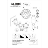 Globo Zunanja Stenska Svetilka Hilario, 15w, Senzor Gibanja | Shoptok.si