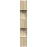 Pregrada / regal za knjige 5 razina hrast 70x24x161 cm drveni Smeđa | shoptok.hr