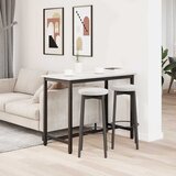  Stol Bijelo 100 x 50 x 77 cm Inženjerska drva i čelik | shoptok.hr