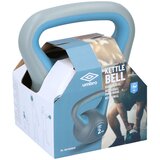 Umbro 255804 kettlebell uteg 2 kg – kompozitni, ergonomska ručka, sivo-plavi | shoptok.hr