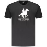 U.S. GRAND POLO US Grand Polo Muška Majica Kratkih Rukava Crna | shoptok.hr