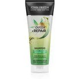 John Frieda Detox & Repair detoksikacijski šampon za čišćenje za oštećenu kosu 250 ml