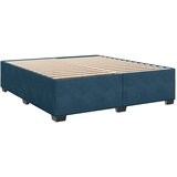  Krevet s oprugama i madracem tamnoplavi 200x200 cm baršunasti | shoptok.hr