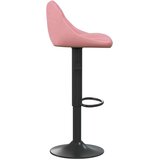  Barski stolčki 2 kosa roza žamet, (20967494) | Shoptok.si