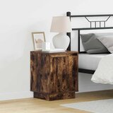  Noćni ormar s 2 pcs Dimljeni hrast 39 x 34.5 x 50 cm | shoptok.hr