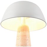 XXXL Bijela/bež stolna lampa s metalnim sjenilom (visina 41 cm) Timba – | shoptok.hr