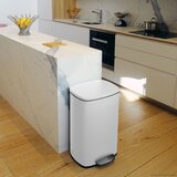 Spirella Mat bel jeklen koš za smeti s pedalom 50 l Akira – | Shoptok.si