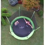 LEGONI Trampolin Fun sa zaštitnom mrežom, zeleni, 244 cm | shoptok.hr
