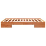  Posteljni okvir Rjava 120 x 200 cm Trdna borovina, (5000127569) | Shoptok.si