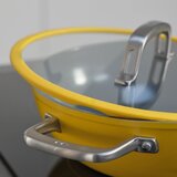 FABINI Vok aluminijasta ponev s pokrovko in neprijemljivo površino ø 28 cm Meda 3.0 – | Shoptok.si