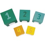 Janod Tropik 5-Cube Pyramid zložljivi stolp 12m+ 5 kos | Shoptok.si