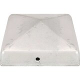  Piramidalni poklopci za stupove ograde 6 kom metalni 81 x 81 mm | shoptok.hr