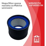 HEPA filter+zaštitna pena navlaka za Makita P-70219 filter cene