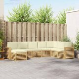  Set vanjskih sofa 8 pcs Bijela i krem 310 x 191,5 x 73 cm | Eponuda.ba