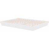  Okvir za krevet od masivne borovine bijeli 150 x 200 cm king | shoptok.hr