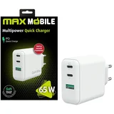 KUĆNI PUNJAČ PD SUPER FAST CHARGE Duo TypeC+USB-A,3UTR2076-QP,GaN 65W