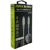 kabl za iphone Maxmobile Lightning-Type C MFI Apple QC 3A 1,2m Kevler bijeli