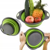  Silikonska preklopna cjediljka - ocjeđivač 24 cm | shoptok.hr