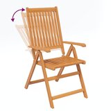 7-dijelni vrtni blagovaonski set od masivnog bagremovog drva 150-200 cm | shoptok.hr