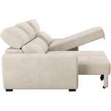 CARRYHOME KOTNA SEDEŽNA GARNITURA, mikrovlakna naravne barve | Shoptok.si