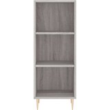 vidaXL Visoka komoda siva sonome 34 5x34x180 cm od konstruiranog drva | shoptok.hr