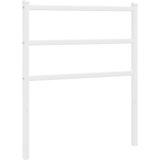 Maison Chic kovinsko posteljno vzglavje - vzglavna omarica - nočna omarica belo 80 cm, (21704458) Cene