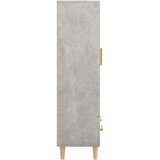  Visoka omarica betonsko siva 70x31x115 cm konstruiran les, (20654423) | Shoptok.si