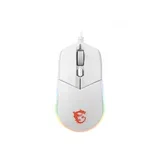 Optična igralna miška Clutch GM11 USB, bela