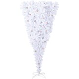  Umjetno božićno drvce s stalakom Bijelo 240 cm PVC i Čelik | Eponuda.com