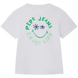 PepeJeans Majice s kratkimi rokavi - Bela Cene