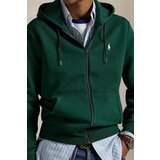 Polo Ralph Lauren Dukserica boja: zelena, s kapuljačom, bez uzorka, 710881517 | shoptok.hr