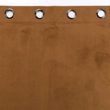 Douceur d intérieur Smeđa zavjesa od samta 140x260 cm Casual – | shoptok.hr
