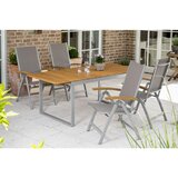 Gardenson Vrtna Garnitura Naxos, 5-Delno, Raztegljiva Miza | Shoptok.si