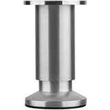 WALTECO Teleskopska noga za namještaj (Š x D: 3,8 x 3,8 cm, Promjer: 3,8 cm, Podešavanje po visini: 10 cm - 11,5 cm, Nosivost: 250 kg, Aluminij, Srebrna) | shoptok.hr
