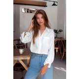 Trendyol Ženska dečko plava majica bijela | siva | smeđa | ePonuda.com