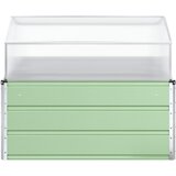  Sadilica Pastelno zelena 100 x 100 x 77 cm Cinkani čelik | Eponuda.com