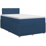  Boxspring krevet s madracem Plava 120 x 190 cm Tkanina | shoptok.hr