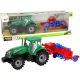 Traktor za igru sa poljoprivrednim priključkom - zeleno/crveno/plavi Cijene