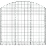  Gabionska košara s lukom 150x30x120/140 cm pocinčano željezo | shoptok.hr