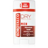 Borotalco MEN Dry čvrsti dezodorans 72h za muškarce Amber Scent 40 ml | shoptok.hr
