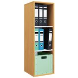 MID.YOU pisarniški regal lona, bukev | Shoptok.si