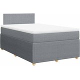  Krevet s oprugama i madracem svjetlosivi 120x190 cm od tkanine | shoptok.hr