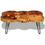 Maison Chic Klubska mizica - kavna mizica - Nizka mizica 35 cm 6 debel trden palisander, (21753536) Cene