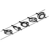 PAULMANN 94418 - KOMPLET 5xLED/4,5W sajlni sistem ROUNDMAC 230V crna | Eponuda.com