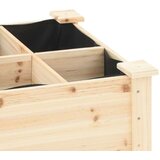 vidaXL Sadi i posude Prirodno drvo Puno drvo 161,5 x 45 x 76,5 cm | shoptok.hr
