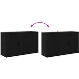  S ladicama Crni hrast 100 x 33 x 59.5 cm Konstruirano drvo | shoptok.hr
