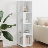 The Living Store Kotna omarica bela 33x33x132 cm iverna plošča - Kotna Omarica, (21436156) Cene