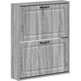  Ormar za cipele na zidu UTRECHT 71 x 17 x 86 cm Siva Sonoma | shoptok.hr